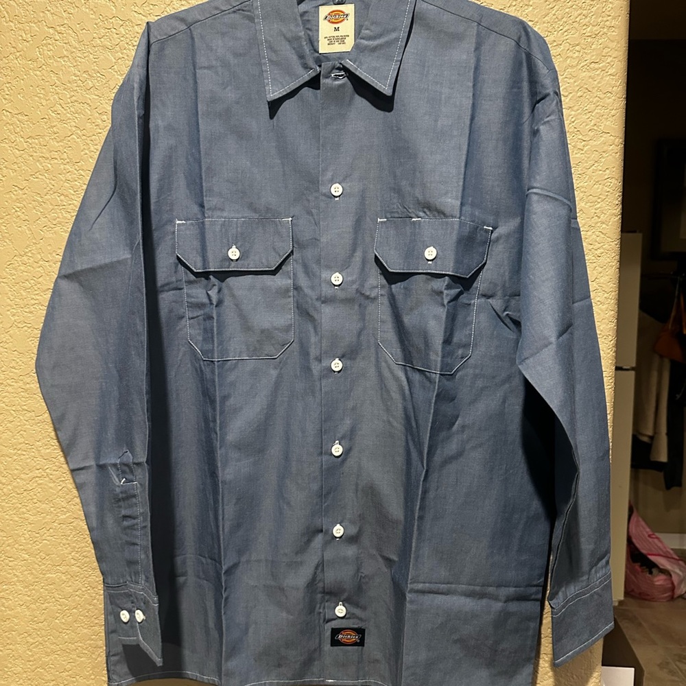 Dickies Denim Blue Work Shirt